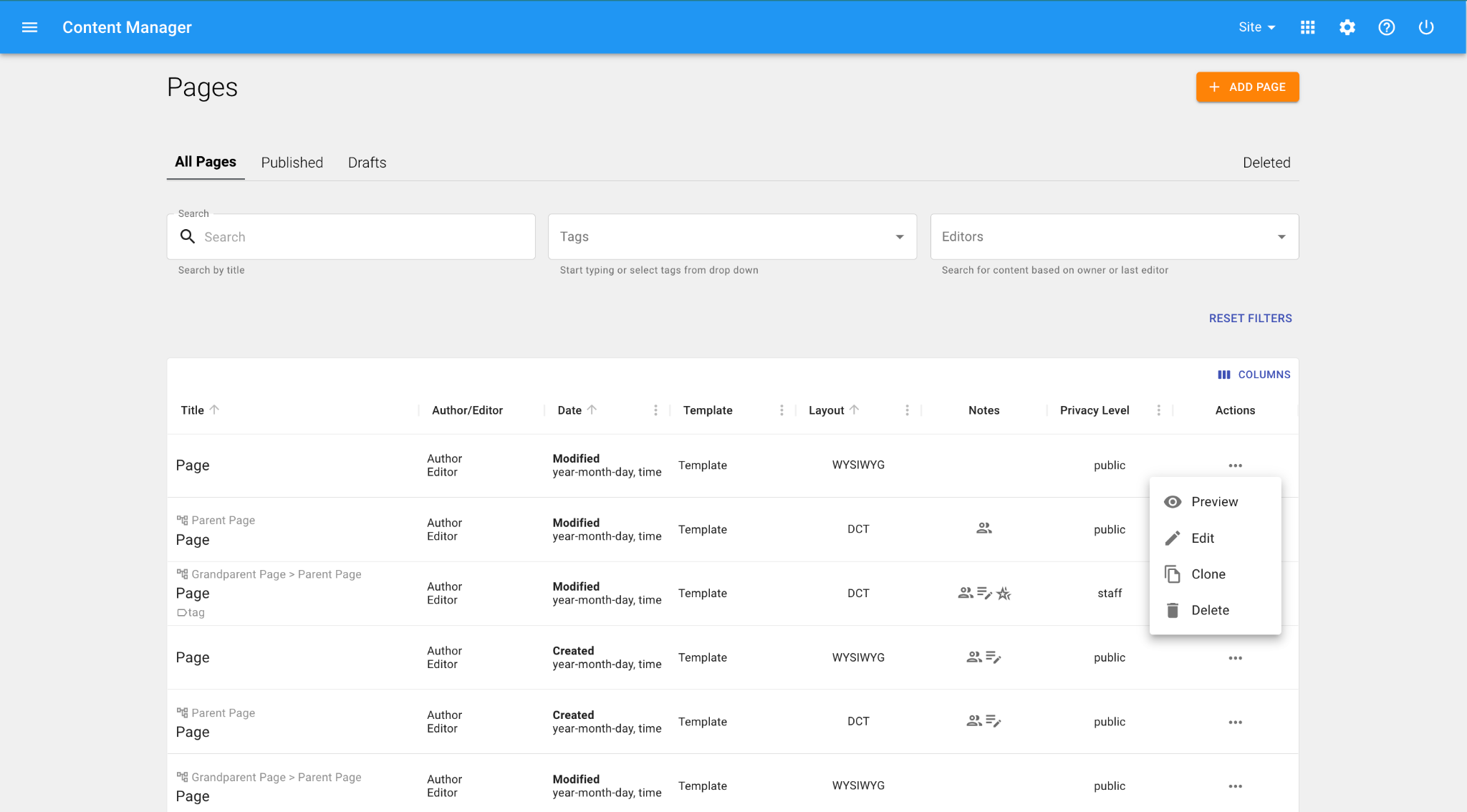 page-manager